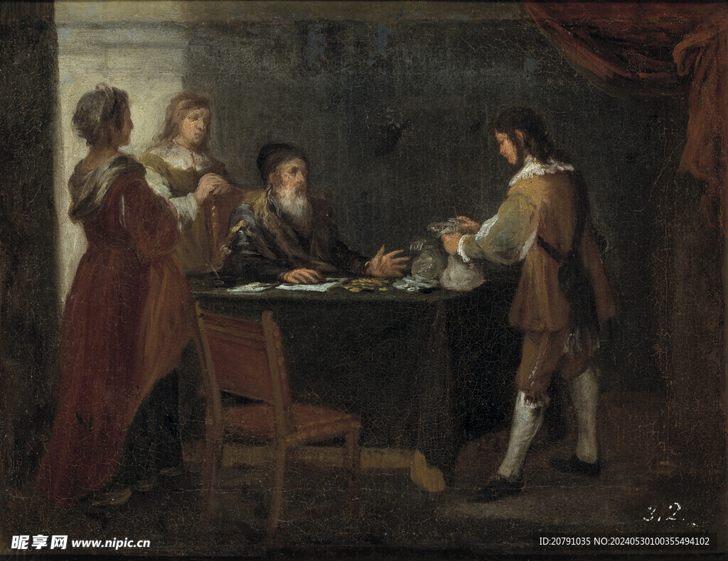 牟利罗 murillo 油画 