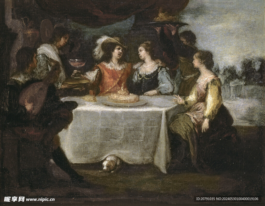 牟利罗 murillo 油画 