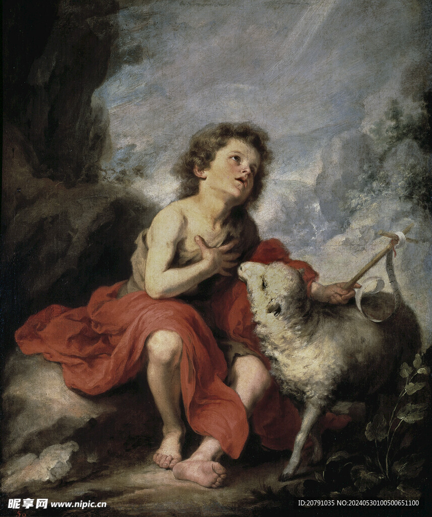 牟利罗 murillo 油画 