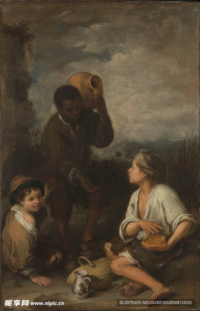 牟利罗 murillo 油画 