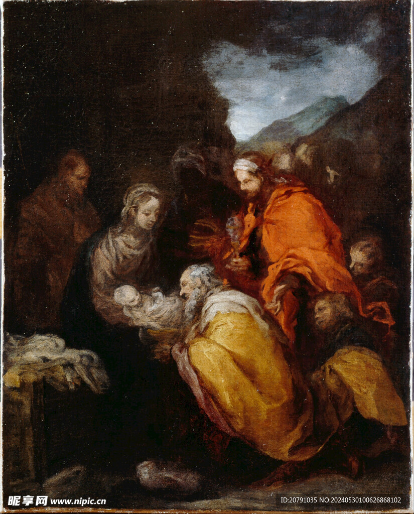 牟利罗 murillo 油画 