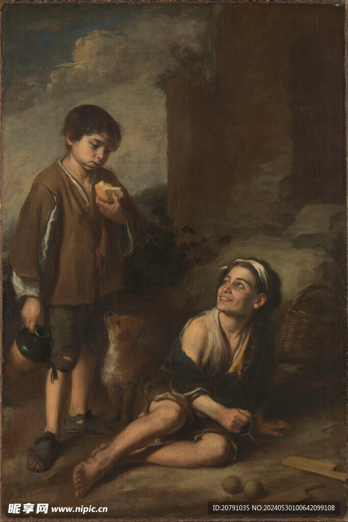 牟利罗 murillo 油画 
