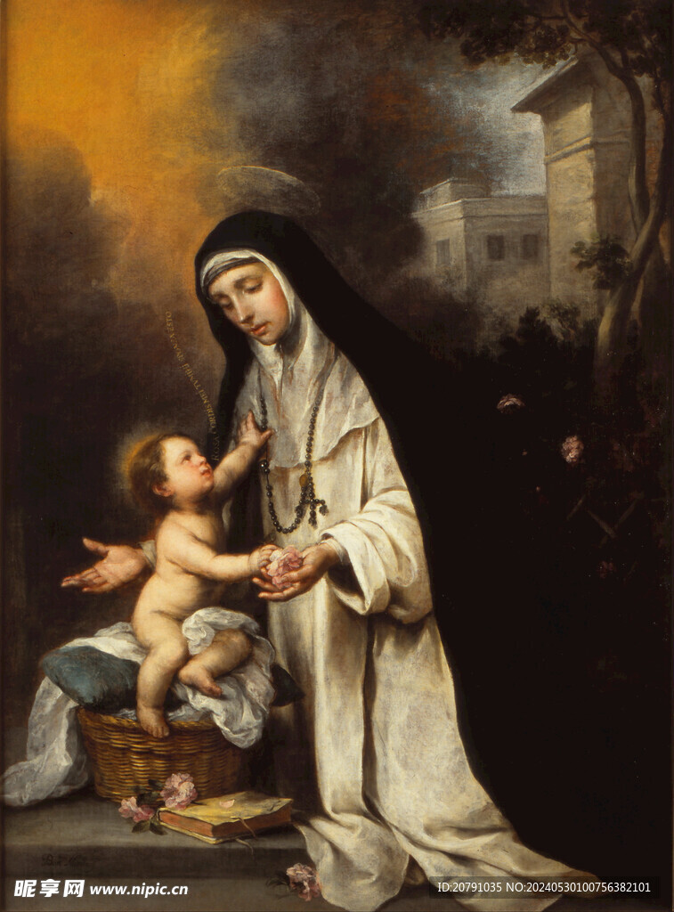 牟利罗 murillo 油画 