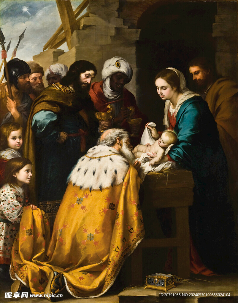 牟利罗 murillo 油画 