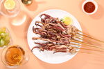 烤鱿鱼串