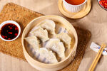 茴香鲜肉蒸饺