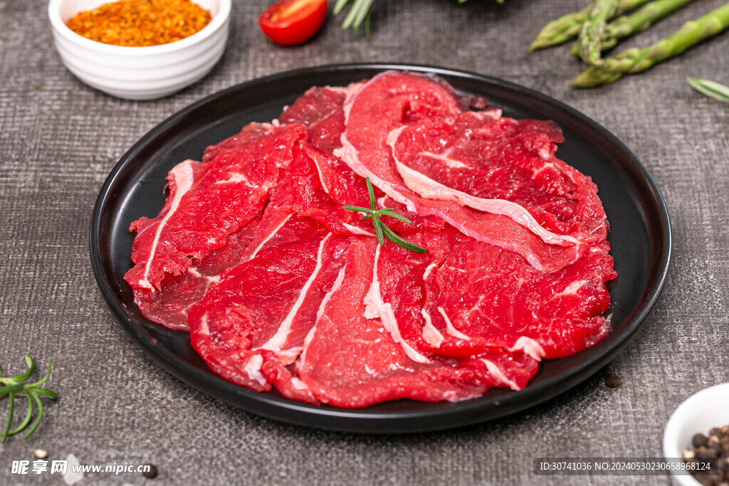 薄切鲜牛肉片