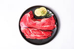 鲜牛腱子肉俯拍