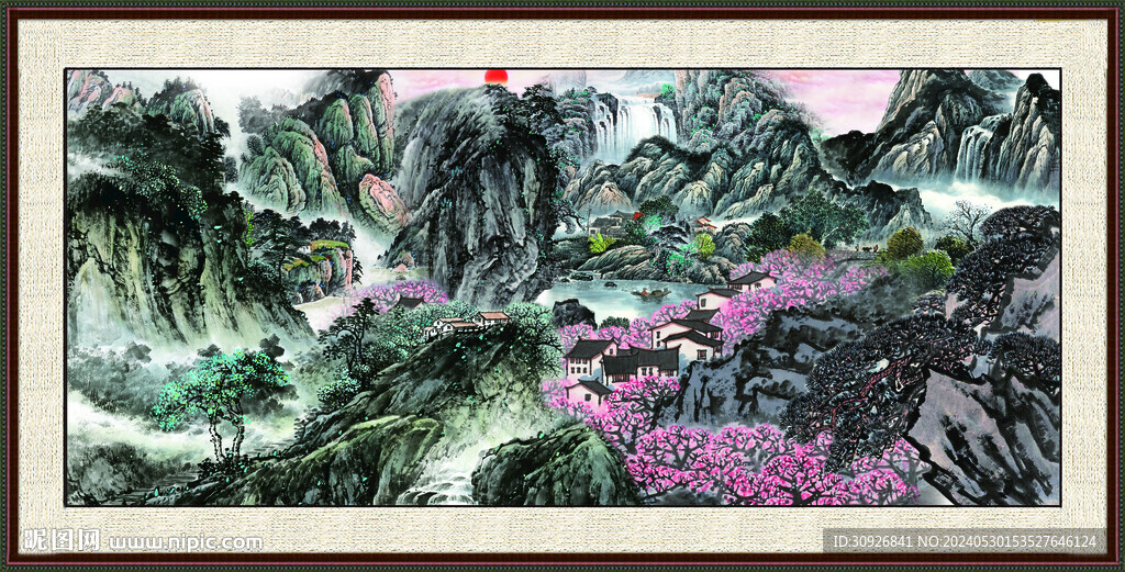 办公室山水画