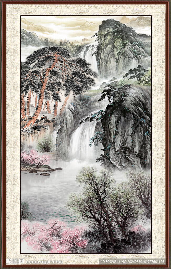 聚宝盆山水 
