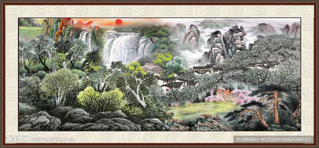 山水风光 