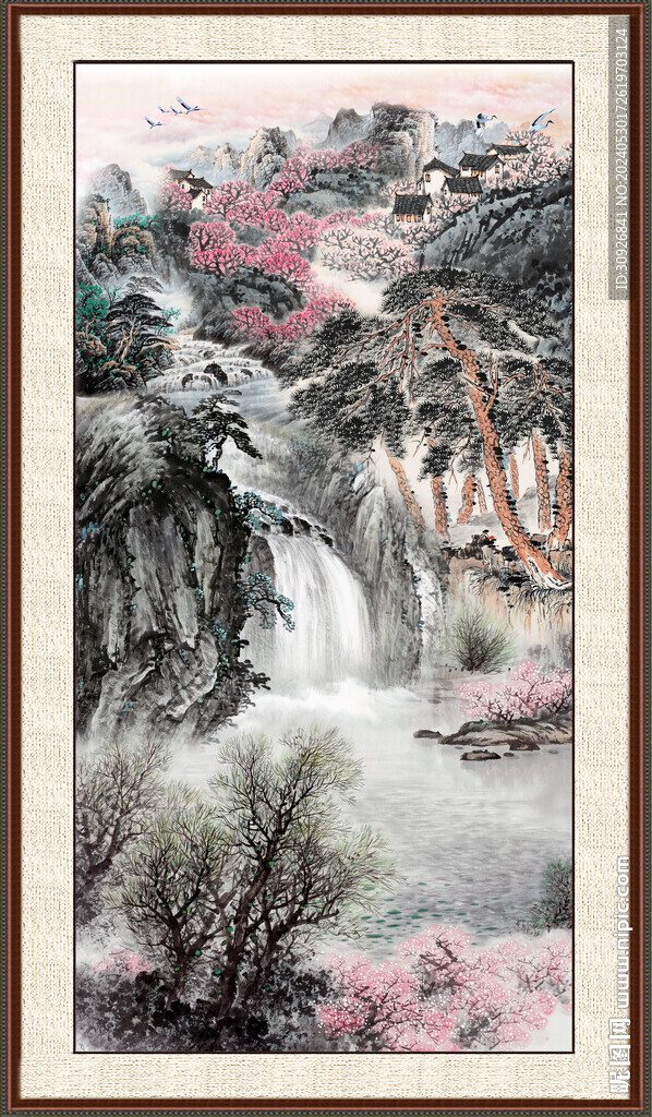 巨幅山水画 