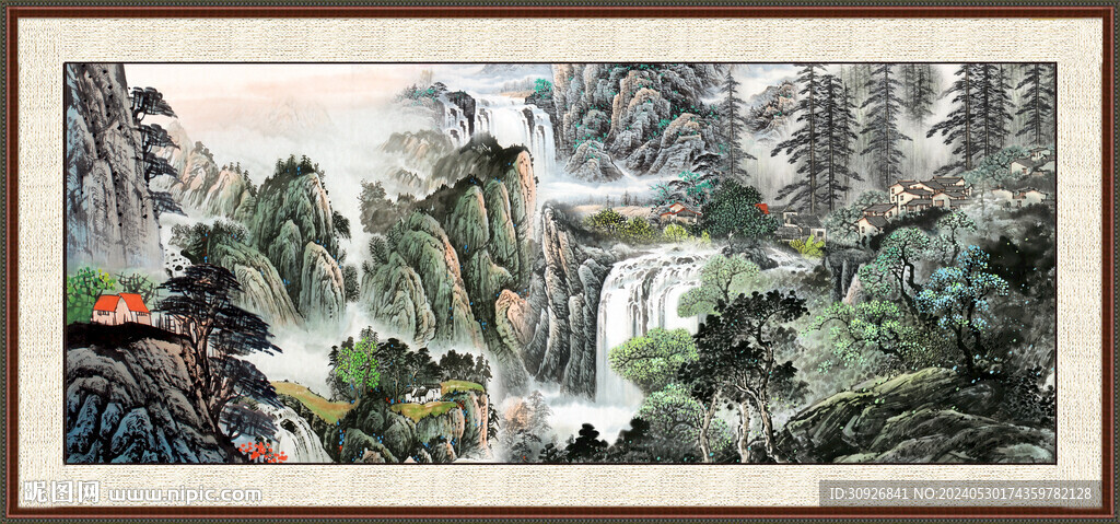 客厅山水画