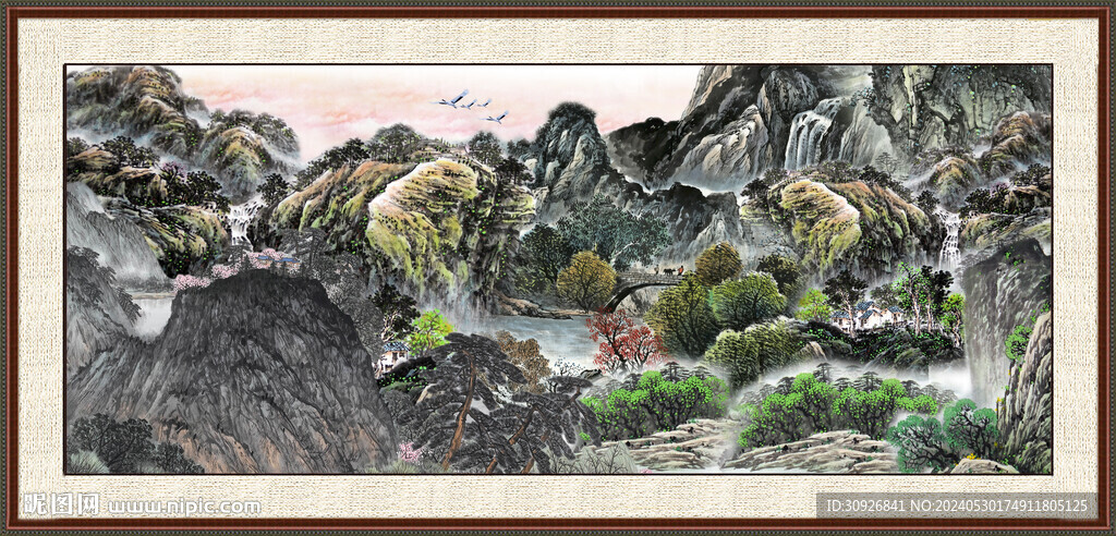 客厅山水画