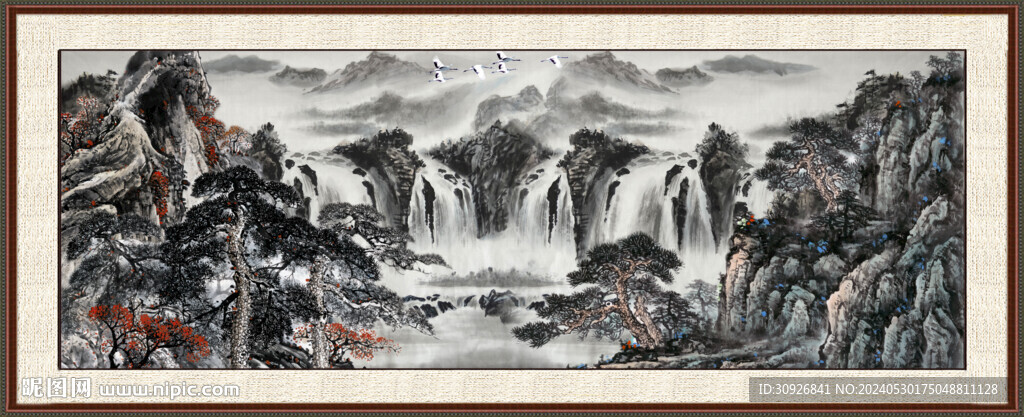中堂国画 