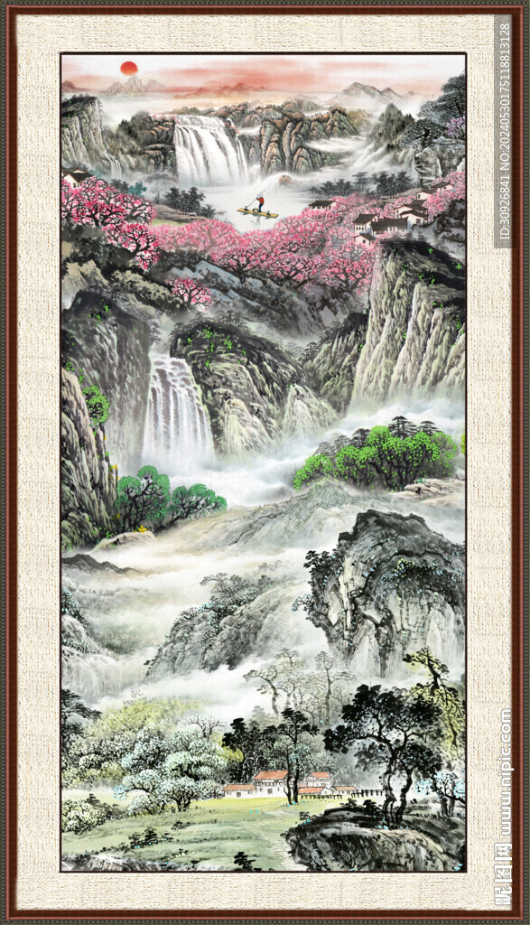 客厅山水