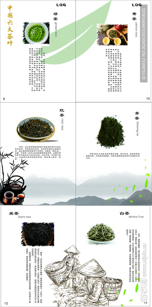 宣传册 茶叶 