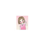 卡通爱笑女孩