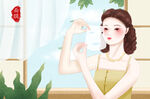 旗袍女子           