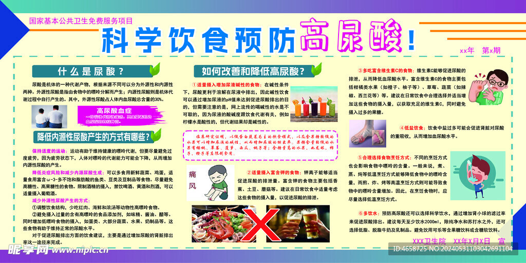 科学饮食预防高尿酸