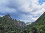 马岭河峡谷山川山峰景色