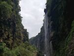 马岭河峡谷瀑布风景