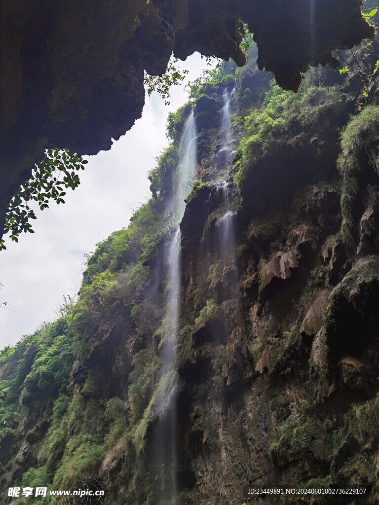 马岭河峡谷风景