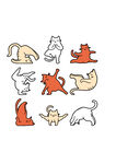 卡通猫图案