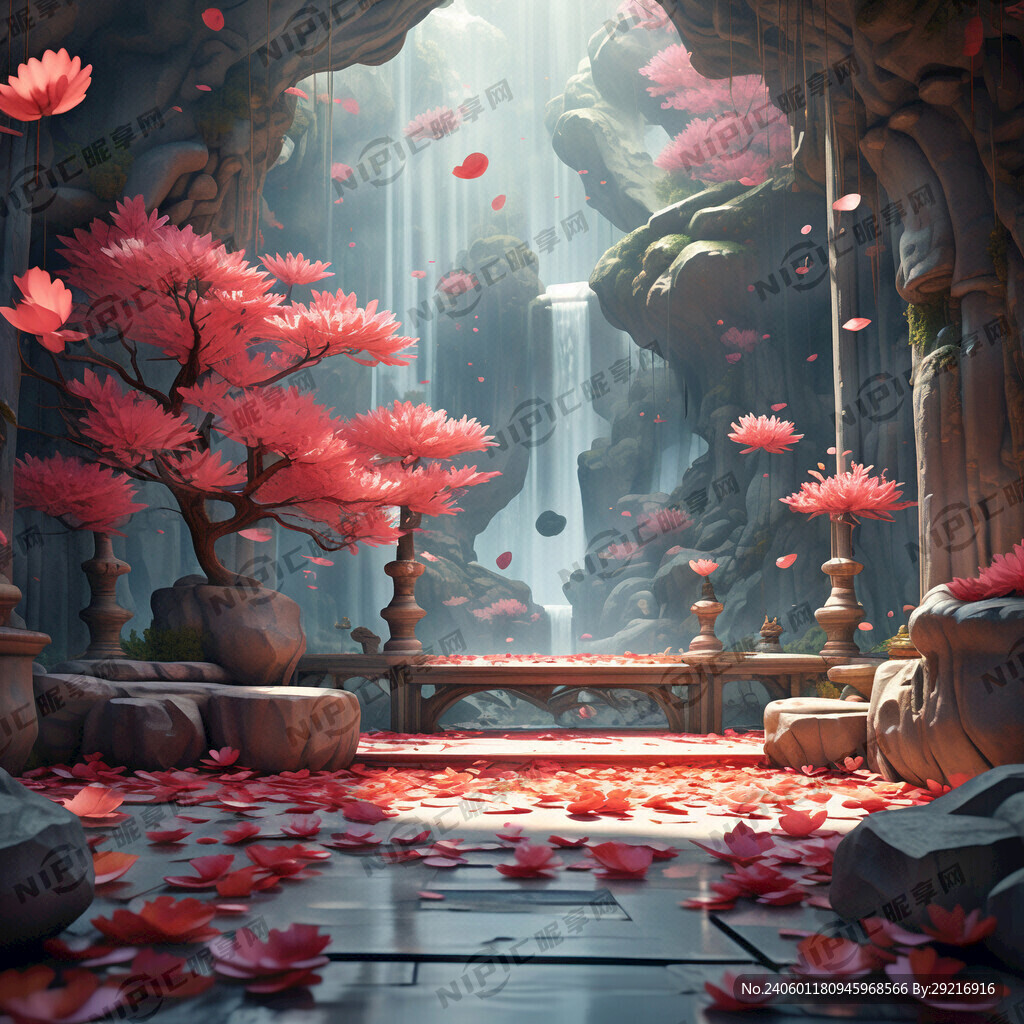 游戏梦幻唯美新中式风景 超高清
