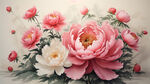 牡丹 牡丹花丛 芍药 庭前芍药妖无格，池上芙蕖净少情。 唯有牡丹真国色，花开时节动京城。