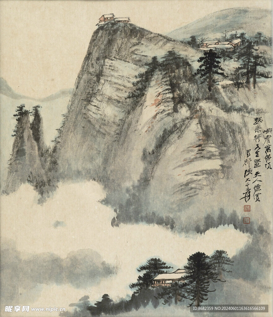 张大千 山水画