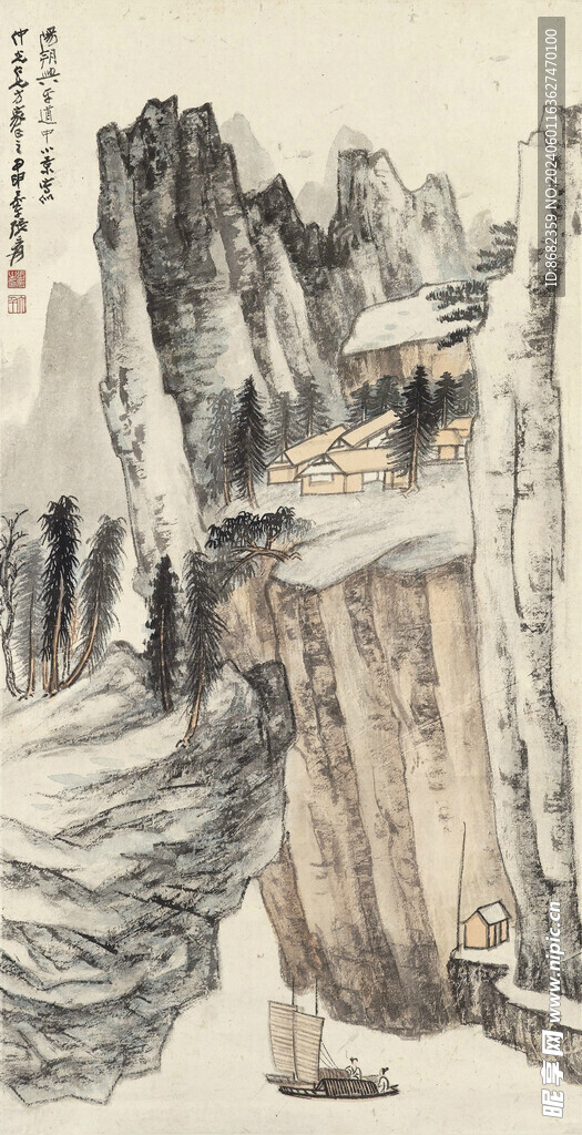 张大千 山水画