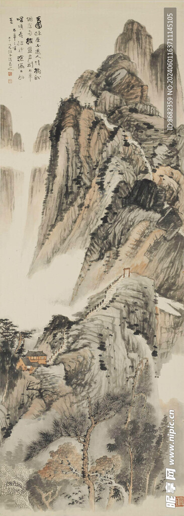 张大千 山水画