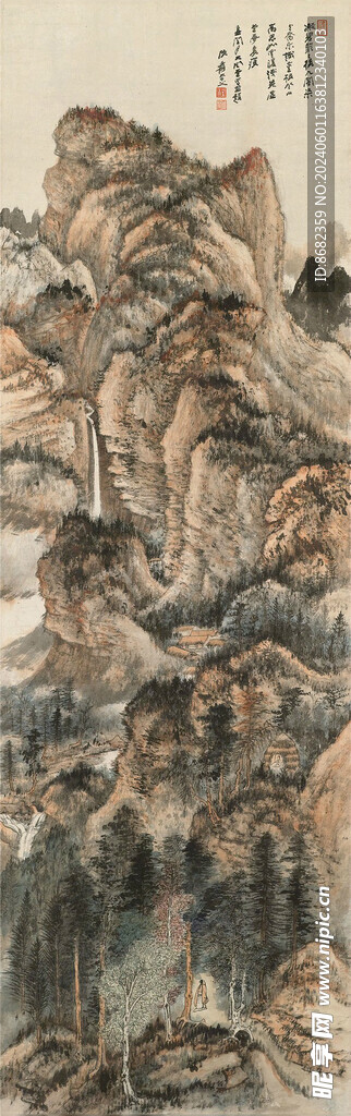 张大千 山水画