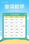 投资数据简约海报