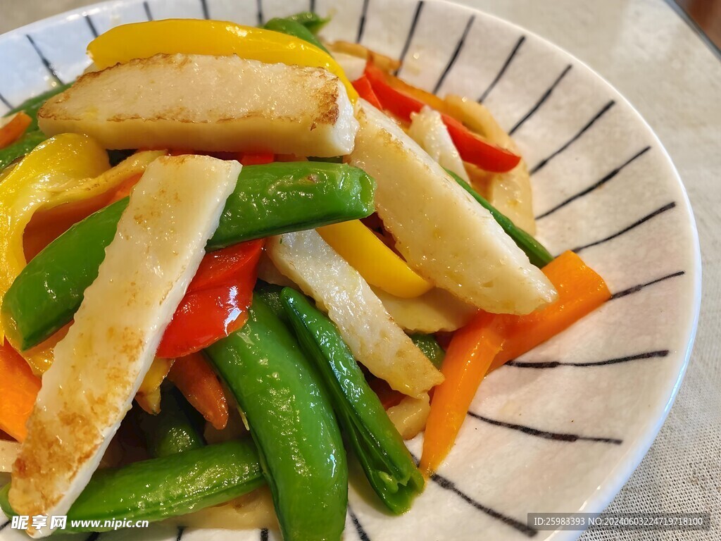 青椒炒鱼丸