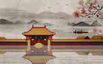 背景墙装饰画         
