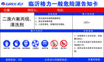 二溴六氟丙烷清一般危险源告知卡