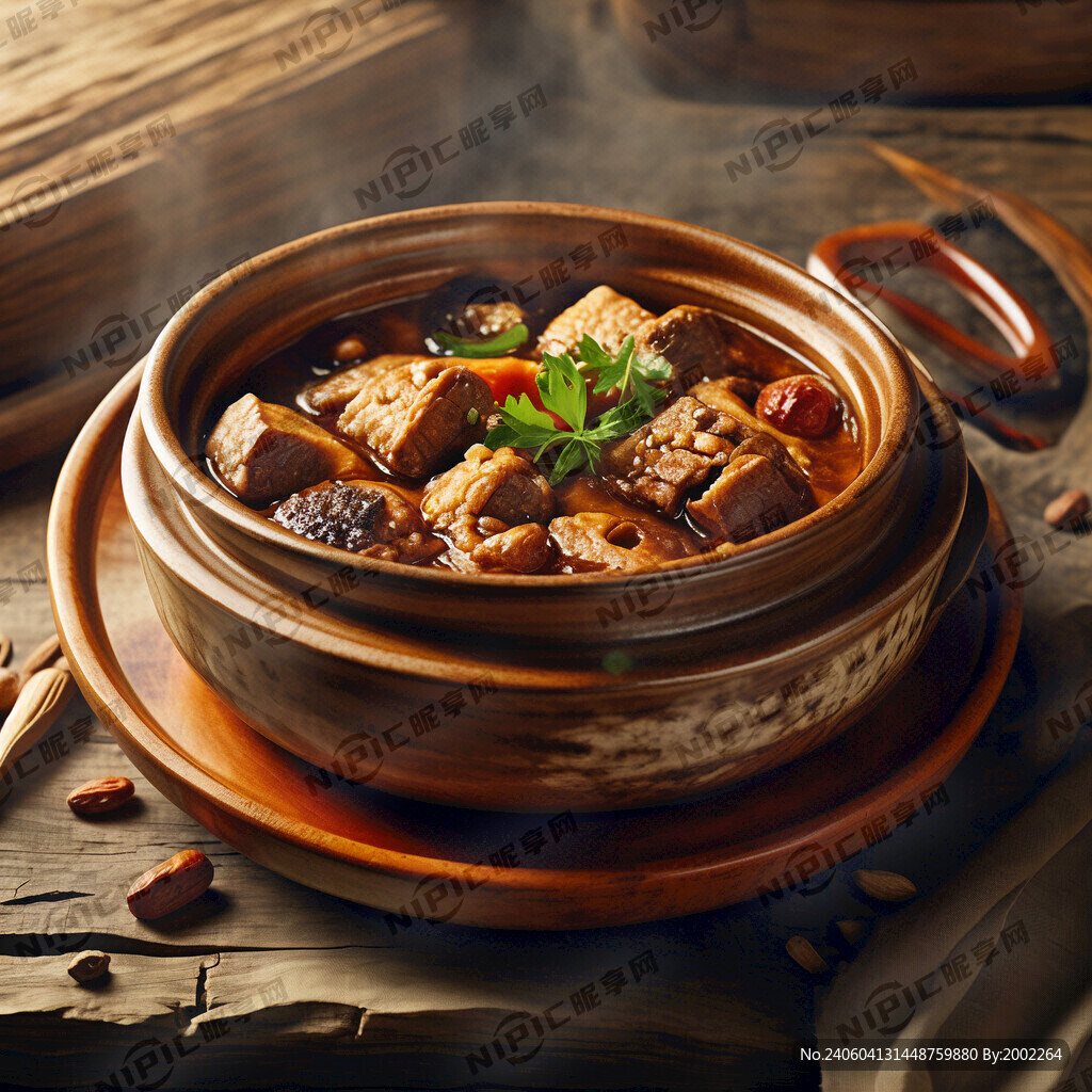 农家炖罐招牌底图