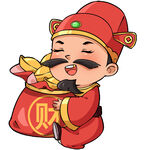 财神爷卡通