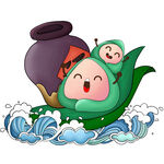 卡通粽子