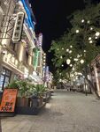商业街小巷夜景