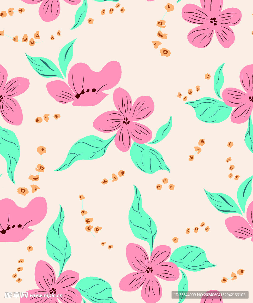 手绘花