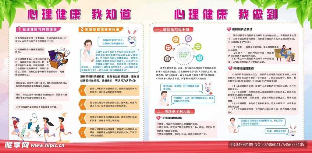 心理健康我知道宣传栏