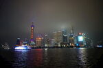 上海浦东夜景灯光