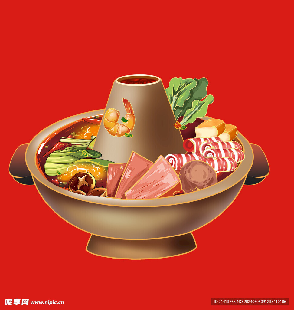 中餐美食火锅