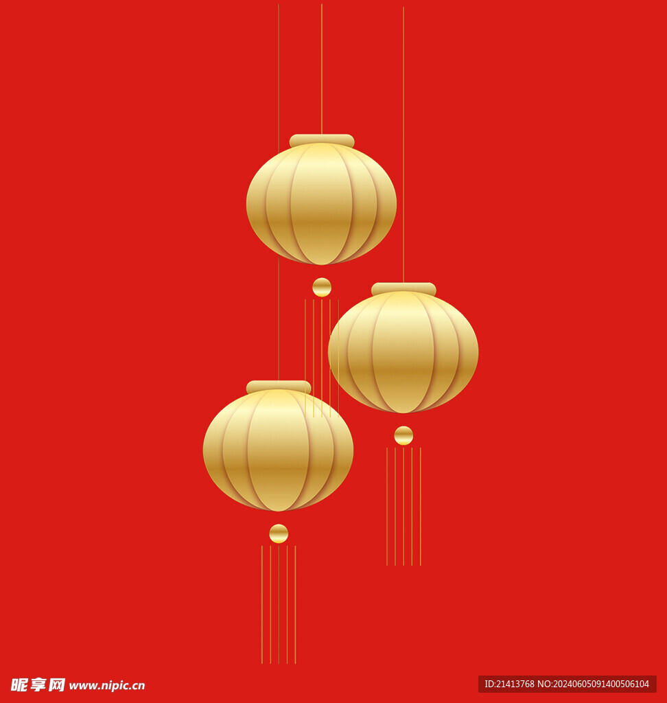 手绘花灯灯笼 