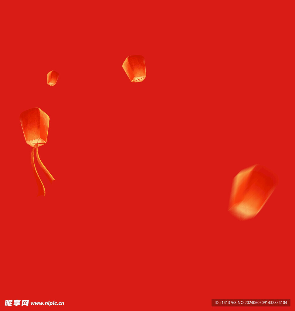 手绘花灯灯笼 