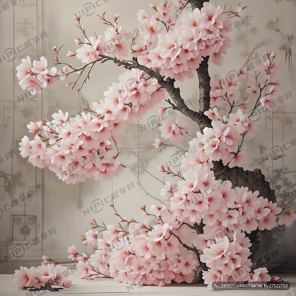 樱花 写实 近景 大朵