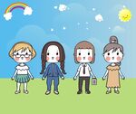 矢量小朋友